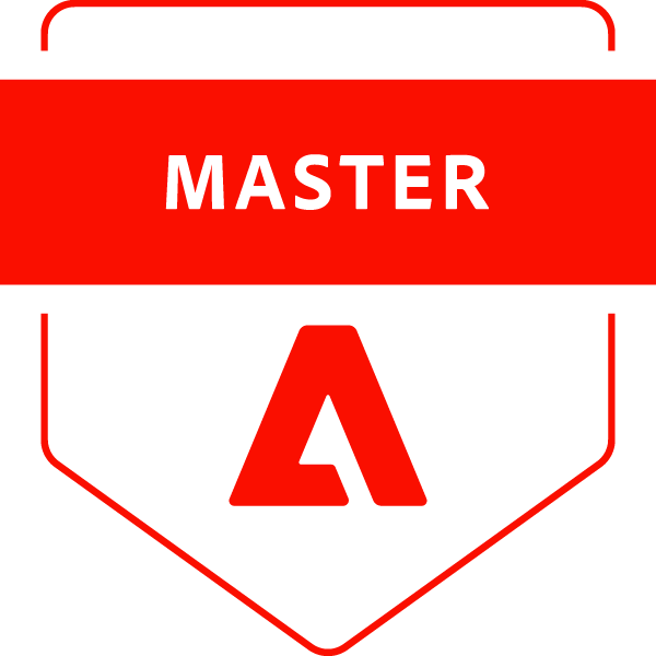 Adobe Master Certification Badge