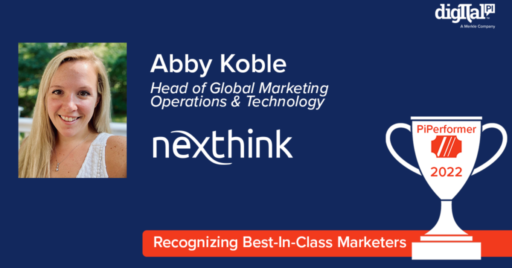 Abby Kobel, Head of Global Marketing Operations & Technology, Nexthink