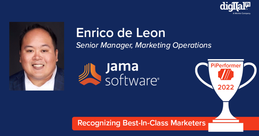 Enrico de Leon, Senior Manager, Marketing Operations at Jama Software
