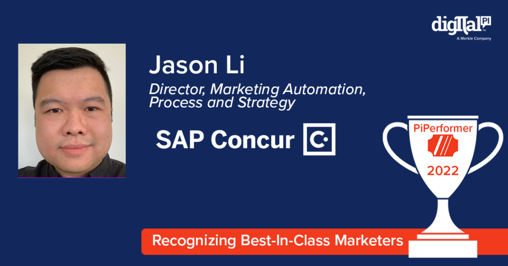 Jason Li, Director, Marketing Automation, Process and Strategy, SAP Concur