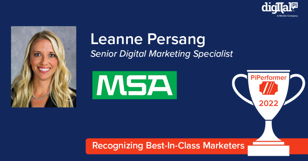 Leanne Persang, Senior Digital Marketing Specialist, MSA