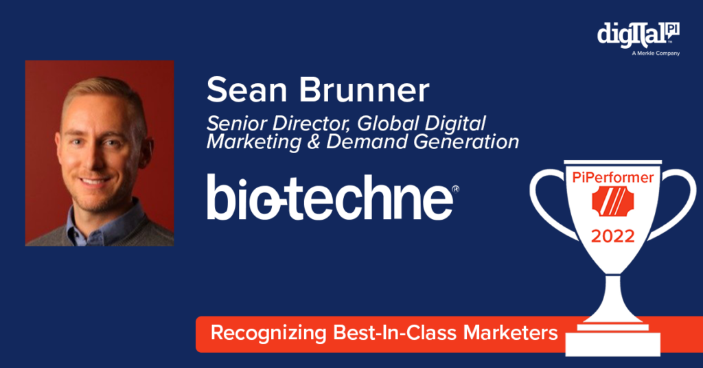Sean Brunner, Senior Director, Global Digital Marketing & Demand Generations, biotechne